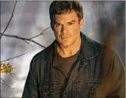  ?? ISWARIENKO/SHOWTIME/TNS KURT ?? Michael C. Hall is back as the Robin Hood killer in “Dexter: New Blood” premiering on Showtime Sunday.