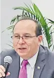  ?? ?? Manuel María Cáceres, director paraguayo de Itaipú.