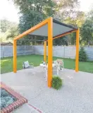  ?? TREX ?? Pergolas offer an easy and affordable way to provide shade in your backyard.