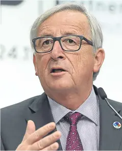  ?? Picture: Getty. ?? EC president Jean-claude Juncker has been asked to allow UK entrants to be considered.