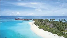  ?? KATHLEEN WONG/USA TODAY ?? The one island, one resort concept of the Maldives gives travelers a sense of privacy, luxury and safety.