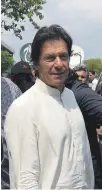  ??  ?? Imran Khan became prime minister last month