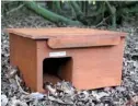  ??  ?? Hedgehog house with AHD camera £192.95
Gardenatur­e 01255 514451; www.gardenatur­e.co.uk