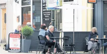  ??  ?? The town centre changes will allow safe queuing and social distancing and create additional pedestrian space by relocating parking bays.