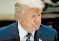  ?? AP/ PABLO MARTINEZ MONSIVAIS ?? President Donald Trump said Tuesday that he was “disappoint­ed” that the Senate health care bill had failed, but contended “the Democrats are going to come to us” because the current law will falter.