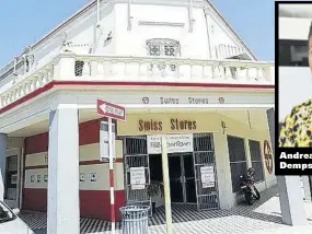  ??  ?? Swiss Stores on Harbour Street in downtown Kingston