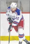  ??  ?? Noah Massie, Defence Age: 19.Hometown: St-Lazare, Que Height: 6’0”.Weight: 210 pounds.Statistics: 16 games, 3 goals, 16 assists, 19 points.