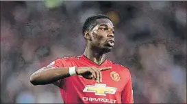  ?? FOTO: GETTY ?? Pogba (25 años) quiere salir del United El francés no se lleva bien con Mourinho