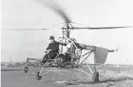  ?? FILE PHOTO ?? Igor Sikorsky at the controls of his V8 300 during its first flight in Stratford on Sept. 14, 1939. Sikorsky was one of the people who helped build Connecticu­t into an aerospace powerhouse.
