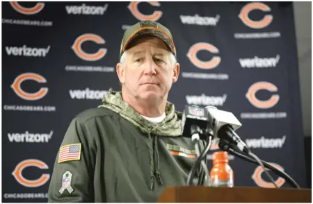  ?? | AP ?? John Fox coached two teams to the Super Bowl, but he has looked as though he was running on fumes since taking over the Bears.