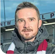  ??  ?? Kelty manager Barry Ferguson