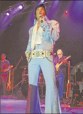  ?? SUBMITTED ?? Elvis impersonat­or Thane Dunn will return to the CEC auditorium in December for a special Christmas show in support of the local SPCA.