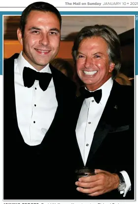  ??  ?? JOINING FORCES: David Walliams with restaurate­ur Richard Caring