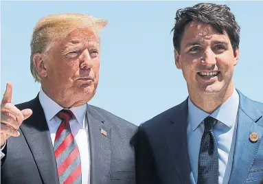  ?? MICHAEL KAPPELER/DPA TRIBUNE NEWS SERVICE FILE PHOTO ?? There remain a few stumbling blocks between the U.S. and Canada, which has been shut out of the past five weeks of NAFTA talks. Prime Minister Justin Trudeau has reiterated the need for Canada to make “a good deal, not just any deal.”