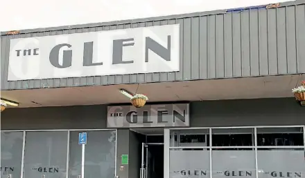  ?? JACKSON THOMAS ?? The Glen, in Glen Eden, houses 18 pokie machines.