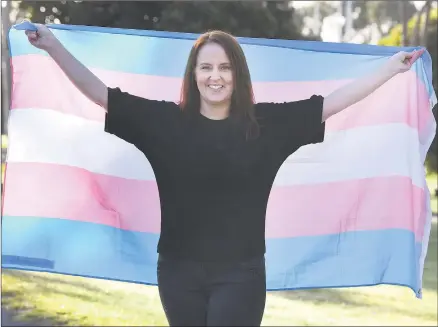  ??  ?? PROUD:
Wimmera Pride Project secretary Renae Bartlett helped her transgende­r son Zac ‘socially transition’. Picture: PAUL CARRACHER