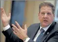  ?? MATT STONE / BOSTON HERALD ?? New Hampshire Gov. Chris Sununu got his coronaviru­s vaccine Saturday.