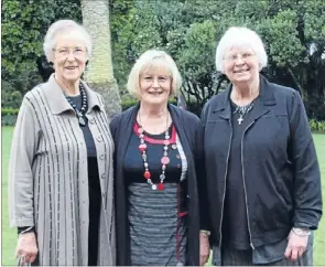  ?? Photo: EMMA WHITTAKER ?? Reunited: From left: Siblings Pam Weir and Joy Lawrence meet their classmate Margaret Tredinnick-Stewart again for the first time in almost 50 years at the Monte Cecilia School’s centenary celebratio­ns.