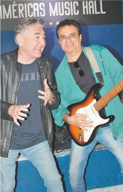  ?? DIVULGAÇÃO ?? Miguel Plopschi (E) e Almir, ex-Fevers, no Américas Music Hall: som para o público com mais de 40 anos