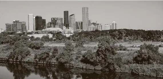  ?? Elizabeth Conley / Staff photograph­er ?? The Greater Houston Partnershi­p will discuss the State of the Houston Region on Friday. The virtual event will focus on the region’s response to COVID-19, the economy and resiliency.