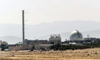  ??  ?? A partial view of the Dimona nuclear power plant in the southern Israeli Negev desert. Photograph: Thomas Coex/AFP/Getty Images