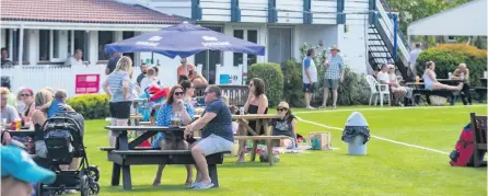  ?? PICTURES: Paul Gillis ?? The crowd at Lansdown Cricket Club as their second side faced Bath in a pre-season friendly after cricket was given the go ahead to restart on Saturday