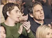  ?? JONATHAN WENK/AMAZON STUDIOS ?? Ben Stiller, right, and Austin Abrams play father and son in Mike White’s film.