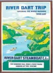  ?? PHOTO: TALISMAN RAILWAYANA ?? The River Dart Steamboat Co poster that sold for £270 at a recent auction in Newark.