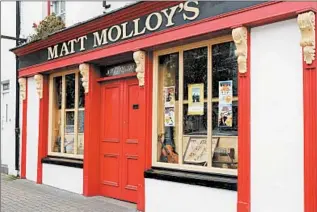  ??  ?? Matt Molloy’s pub in County Mayo’s Westport hosts traditiona­l Irish music every night of the week.