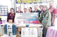  ??  ?? HQE II dinobatkan johan bagi Kategori Inovasi Produk melalui tajuk projek, Blood Eco-Part.