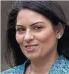  ??  ?? Attack: Priti Patel