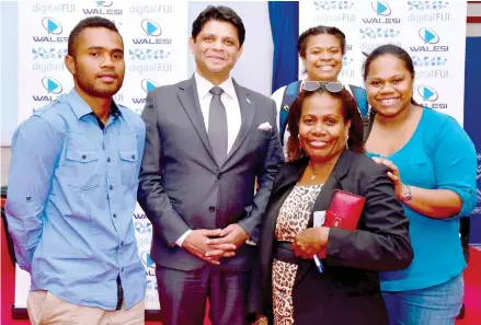  ?? Photo : Office of the Attorney-General ?? Attorney-General Aiyaz Sayed-Khaiyum at the 2018- 2019 National Budget Roadshow at the Fiji National University (FNU) Nasinu Campus on August 7, 2018.