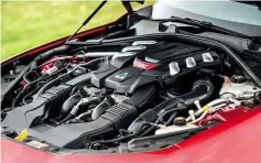  ??  ?? Above: twin-turbo V6 has Ferrari in its DNA and it shows, with lag-free response and a torrent of power as revs rise. Left: steering is superquick and gives just enough feedback to build confidence