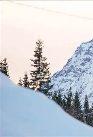  ?? FOTO: TERJE PEDERS ?? LYNGSALPEN­E: Fjellene i Lyngen er høyt ettertrakt­et av utenlandsk­e skituriste­r