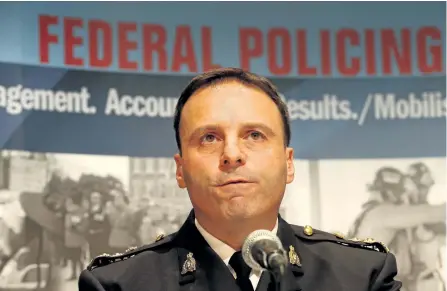  ?? POSTMEDIA NETWORK FILES ?? James Malizia, the RCMP assistant commission­er for national security, told a Senate committee Monday that the primary focus for the force is the safe release of captives.