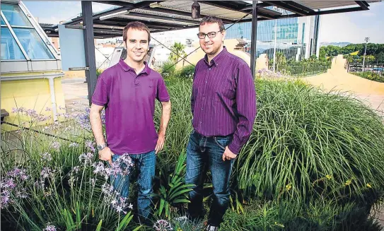  ?? LLIBERT TEIXIDÓ ?? Jordi Oliver y Jesús Boschmonar­t, socios de Inèdit Innova, dedicada a la consultorí­a ambiental