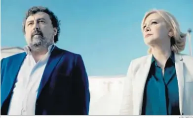  ?? ATRESMEDIA ?? Paco Tous y Amparo Larrañaga, Paco y Dolores en la nueva temporada de la serie ‘Los hombres de Paco’.