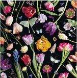  ??  ?? Paulette Tavormina’s photograph, Botanical VII Tulips at Colnaghi, right. A vase by Grayson Perry, inset above, on sale at Chiswick Auctions