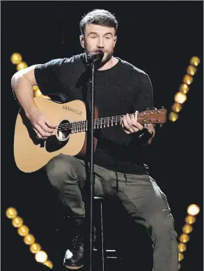  ?? ETHAN MILLER/GETTY IMAGES ?? Sam Hunt is enjoying success by refusing to adhere to the convention­al career trajectory of most country singers.