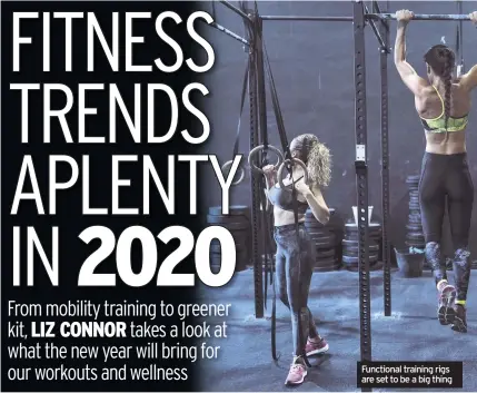  ??  ?? Functional training rigs are set to be a big thing