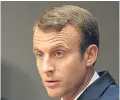  ??  ?? French president Emmanuel Macron is prepared to back significan­t changes to CAP.