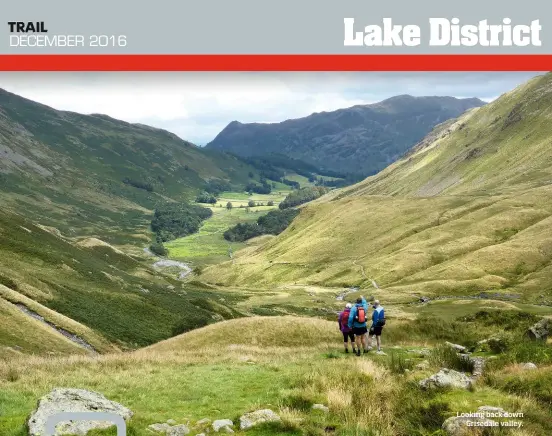  ??  ?? Looking back down Grisedale valley.