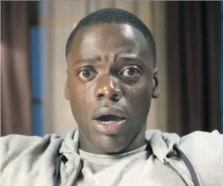  ?? UNIVERSAL PICTURES ?? If the movie Get Out, starring Daniel Kaluuya, receives an Oscar nod for best picture, it will be the first horror film since The Silence of the Lambs (1991) to receive such a distinctio­n.