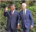  ?? KEVIN LAMARQUE/REUTERS FILE ?? Chinese President Xi Jinping spoke with President Joe Biden on Tuesday in their first direct talks since meeting in November.