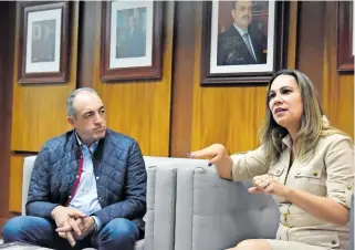  ?? MARTÍN MARTÍNEZ ?? La diputada del PAN señaló que se busca darle apoyo a las familias de las victimas.fotos