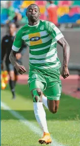  ??  ?? Deon Hotto’s PSL career kicked off at Golden Arrows before spending two impressive years at Bloemfonte­in Celtic.