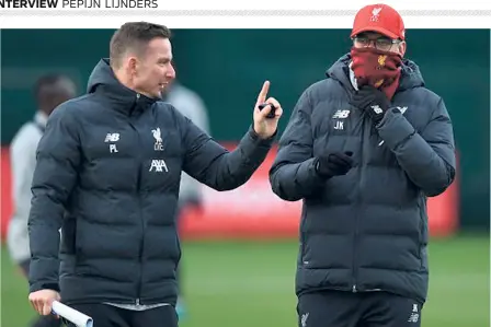  ?? GETTY IMAGES ?? Forming a bond; “I think that if you’re on this level, you need a high level of trust between each other,” Pepijn Lijnders says about his relationsh­ip with Jürgen Klopp.