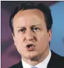  ??  ?? DAVID CAMERON: Prime Minister ruled out full fiscal autonomy for Scotland.