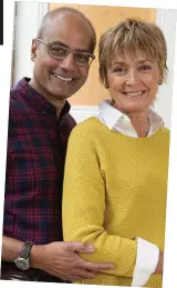  ??  ?? Cancer diagnosis: George Alagiah, with wife Frances Picture: