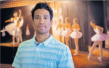  ?? [CHRIS LANDSBERGE­R/ THE OKLAHOMAN] ?? University of Oklahoma's new head dance instructor Karel Cruz is shwon in OU's School of Dance in Norman.
